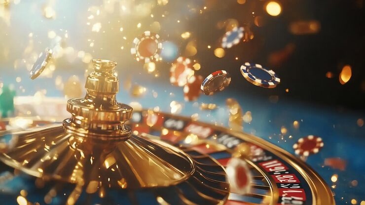 Live Baccarat table interface on kembarqq with dealer and cards